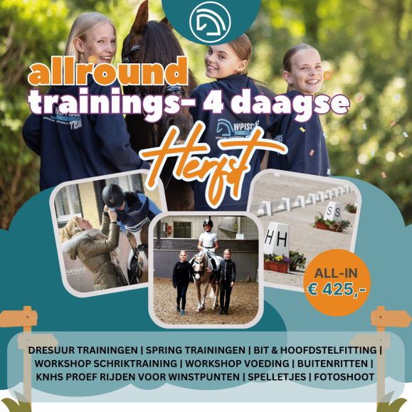 Trainings- 4 daagse Allround (Dressuur / springen) herfstvakantie 2024 (1)